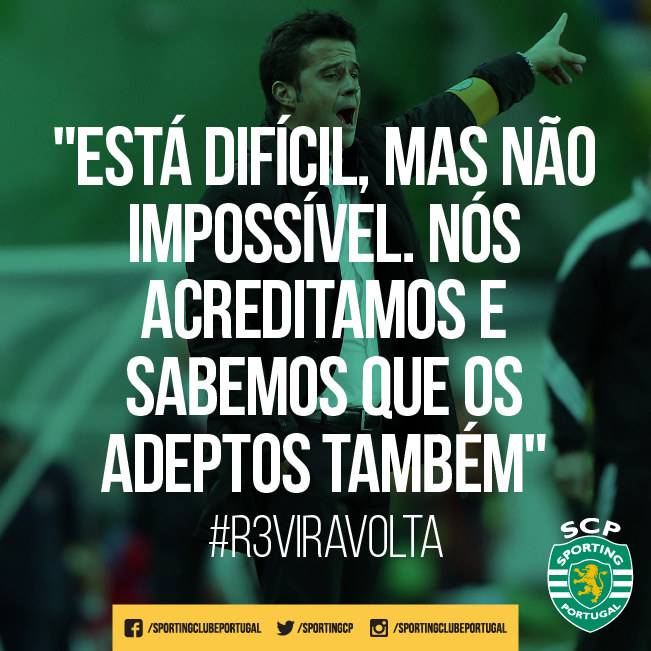 SportingCP's tweet photo. Marco Silva acredita na #R3virav0lta. Vamos encher Alvalade e dizer que nós também! http://t.co/8rOmsq6X5r http://t.co/UjeYqhXY6Q