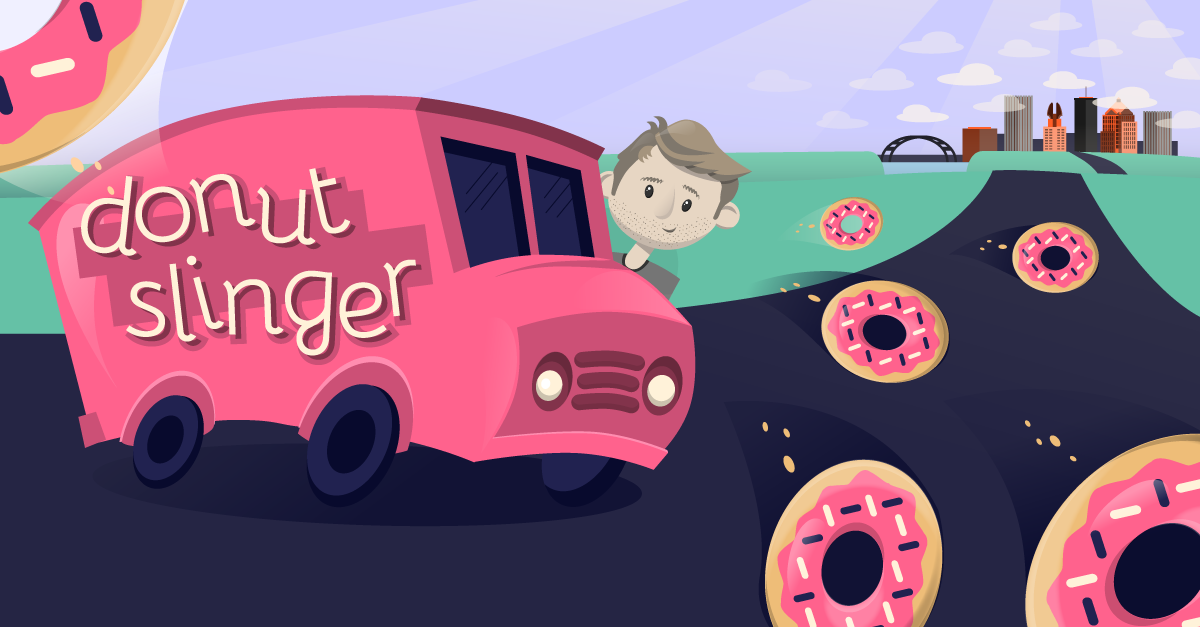 CraftBrewGames's tweet photo. Make sure to follow our game @DonutSlinger to catch updates for release! #donutslinger #indiedev http://t.co/Hj4U05Tdq0