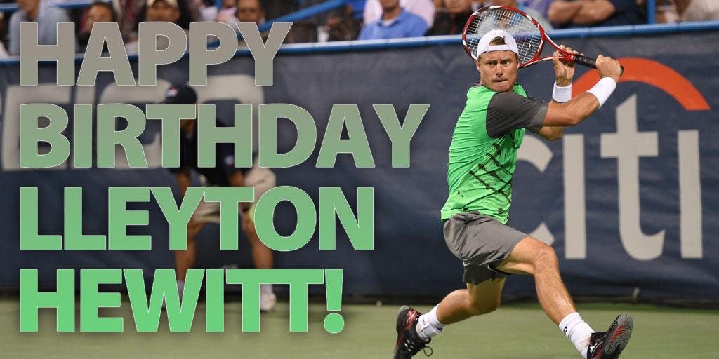 Happy Birthday to our 2004 Champ Lleyton Hewitt! 