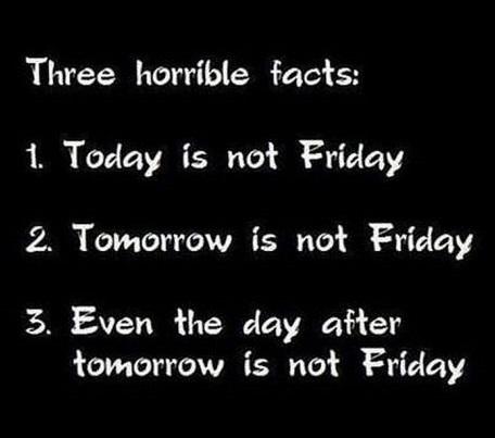 It has been decided... Tuesday is the WORST day of the week! :(