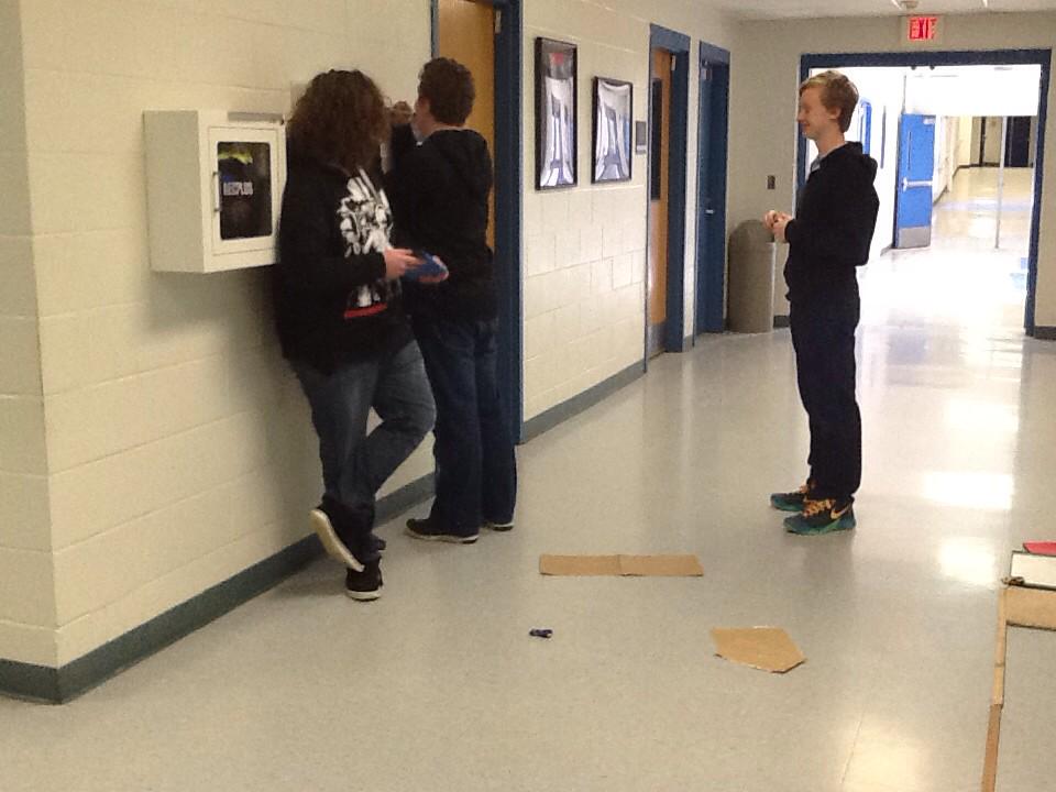 BCHSstory's tweet photo. Students designing investigations around friction . #bcsci #kytnsci http://t.co/l3diyG15B8