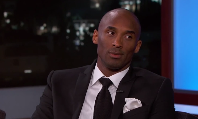 FOXSports's tweet photo. .@kobebryant is NOT amused by the #Lakers' celebration. This and more in The BIG BUZZ » http://t.co/6g9zKsCoor #NBA http://t.co/RUdchVqgoZ