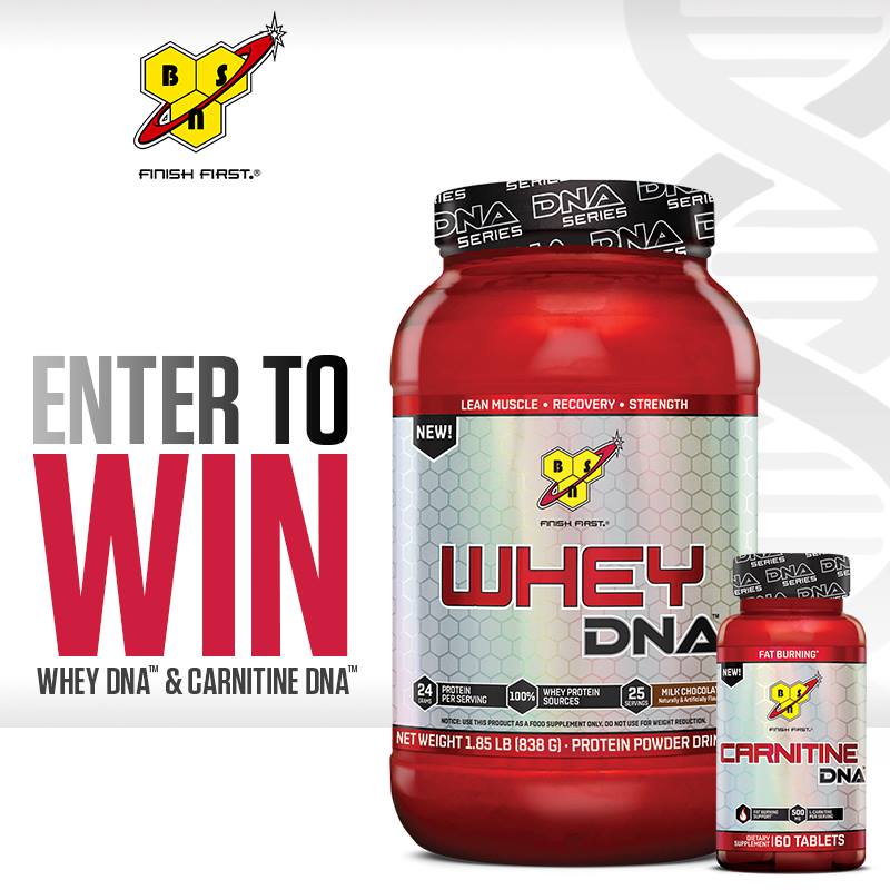 BSNSupplements's tweet photo. We are giving away 20 #WheyDNA + #CarnitineDNA Fat Burning stacks! Enter for a chance to win! http://t.co/rSViG86oUH http://t.co/iQZPZC6zOO