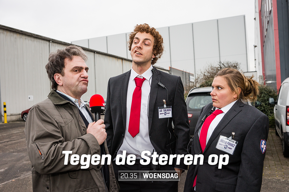 VTM's tweet image. Morgen is het Safety First​ in Tegen De Sterren Op​! #tdso