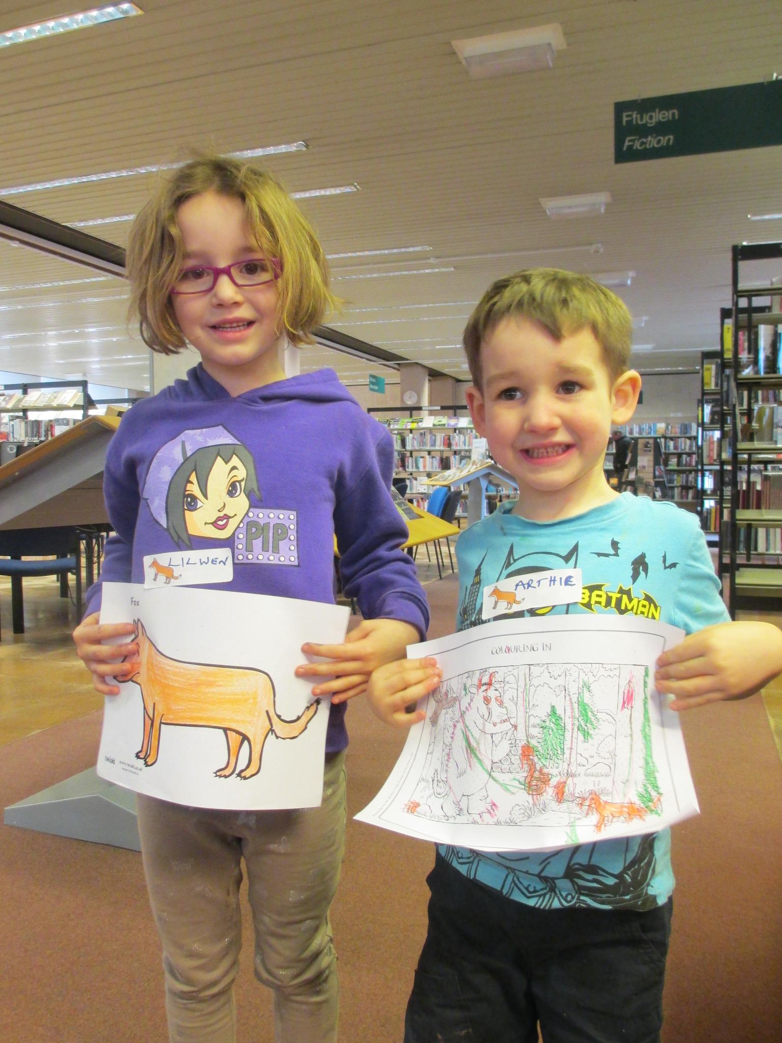 Brecon Library on Twitter "....& some very creative bigger people! 