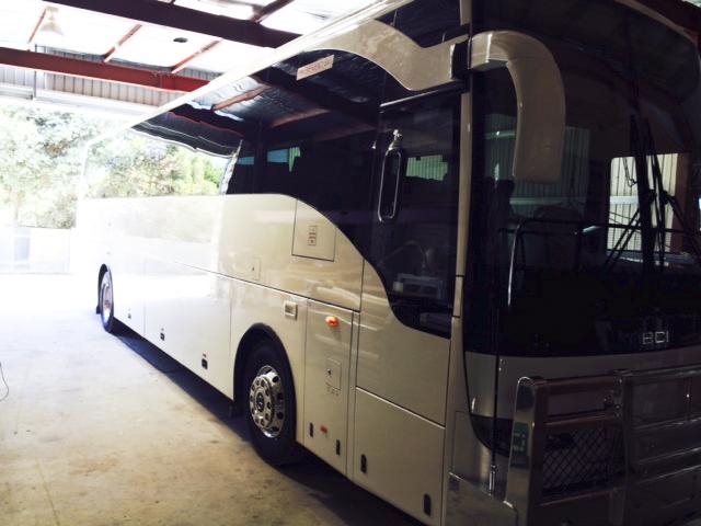 Our first coach in the new extension. The coach is looking a little naked at the moment. Watch this space.