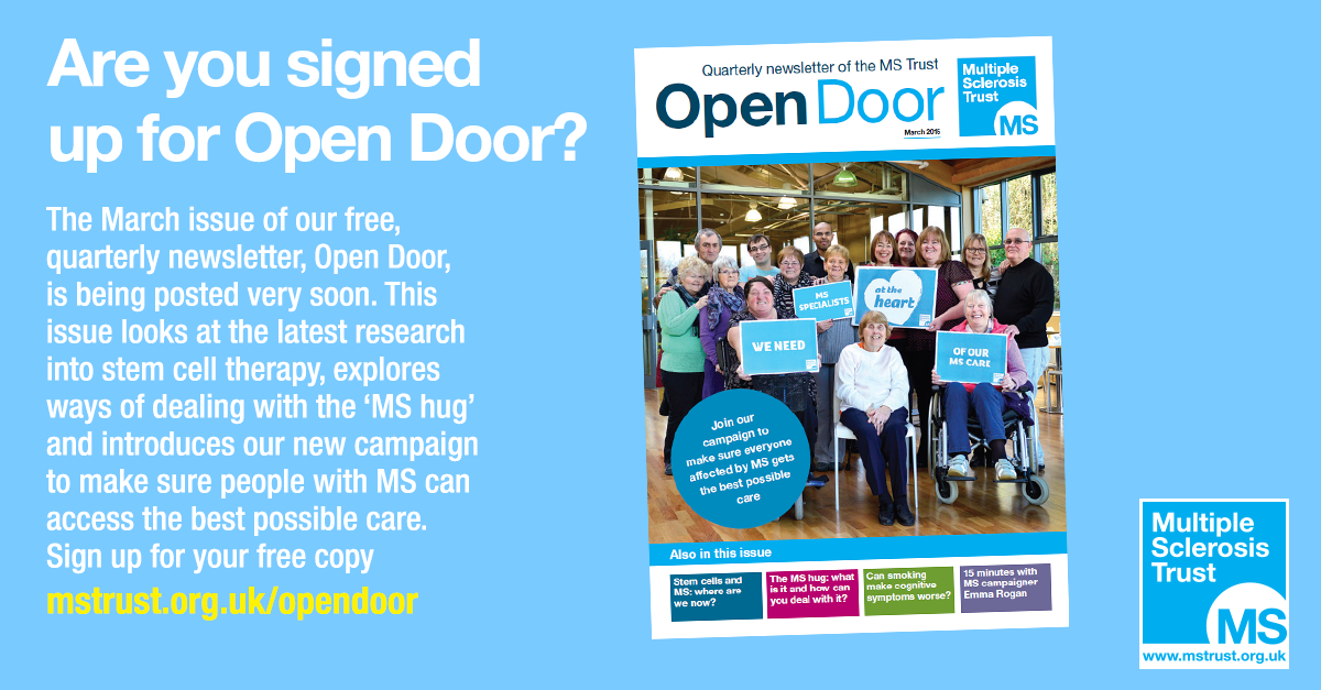 MSTrust's tweet photo. The new issue of OpenDoor, our free newsletter, is being posted this week. Are you signed up?  http://t.co/QzHjVIPSNm http://t.co/uxHuwYavFH