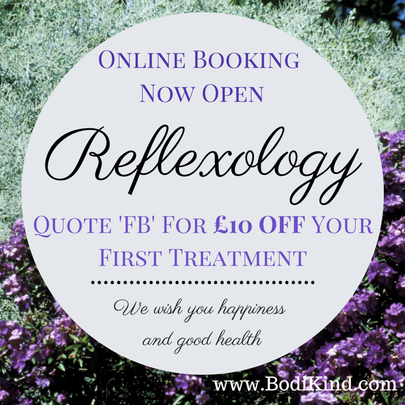 BodiKind's tweet photo. #REFLEXOLOGY £10 OFF #SPECIALOFFER
Book online to receive £10 OFF your first treatment 
http://t.co/Op4PhXpsUl http://t.co/ZEHhSd2Ke5