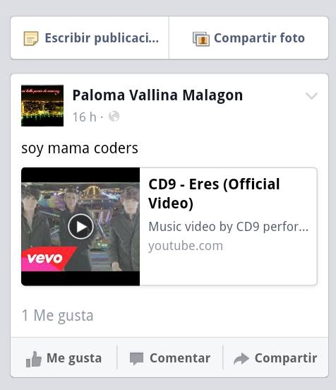 OyeVillalpando's tweet image. 😂👌 Asta mi mamá esta reproduciendo mucho su video @somosCD9 es #MamáCoder 😳 Hay