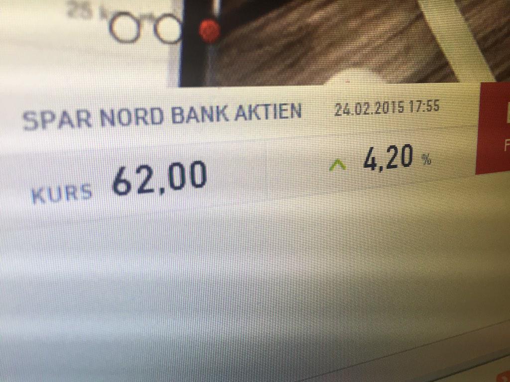 LeifLSimonsen's tweet image. Ingen tvivl om, hvad aktionærerne i @sparnordbank synes om dagens accept af Nordjyske Banks tilbud. #dkfinans