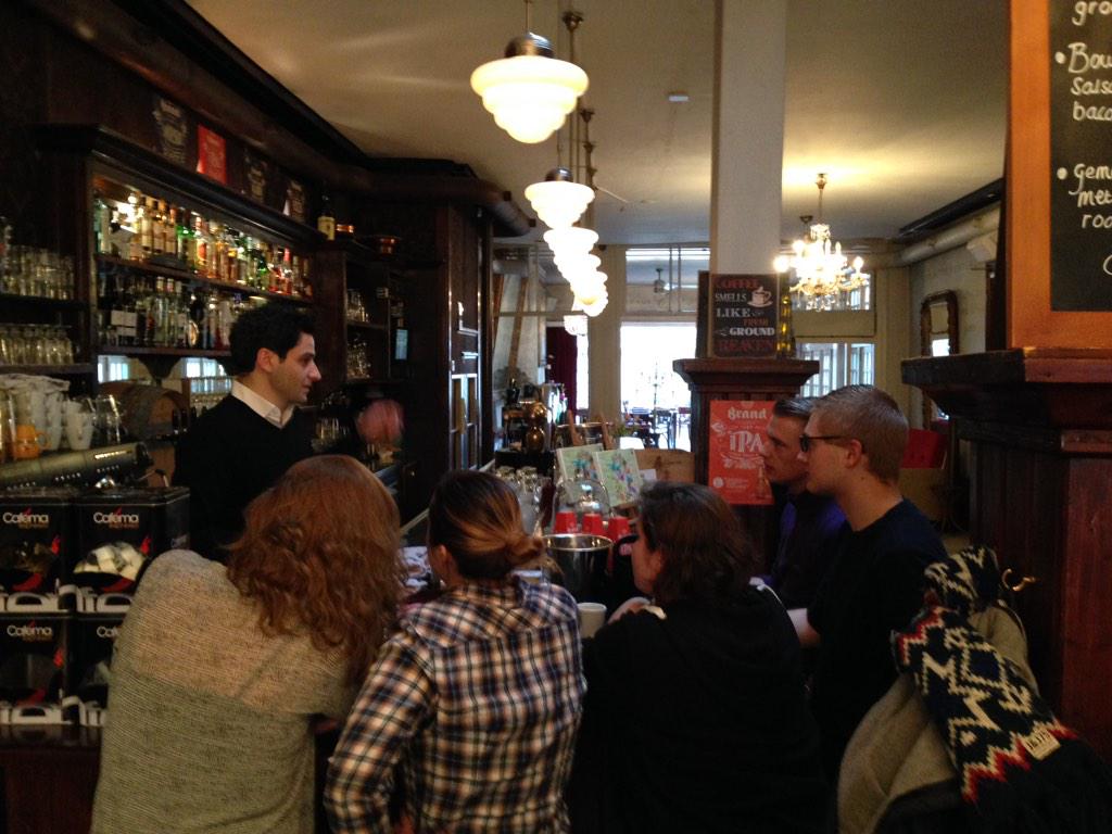 LaBrasseGron's tweet image. Opfris Barista training @CafemaEspresso van @Ulas_Tarakci met dank aan @ReneLeever van @FrieslndCampina #dank