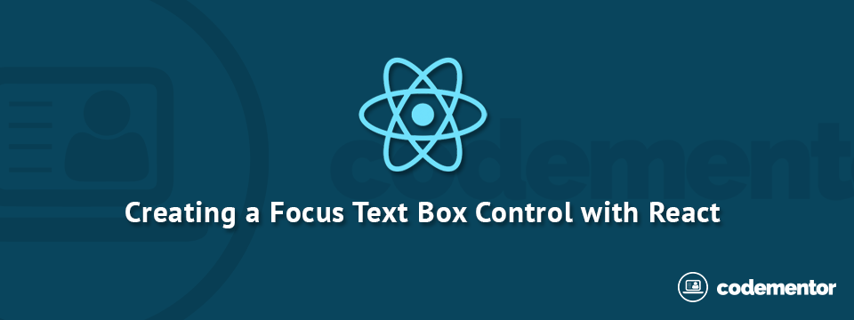 CodementorIO's tweet image. Build a Focus Text Box with #Reactjs and #LessCSS buff.ly/1B7mLWq
