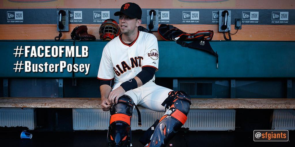 Get your gear on - it's time to vote! Tweet 25 times using #BusterPosey and #FaceOfMLB. Or just RT us. #SFGiants