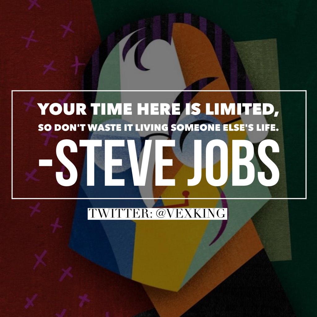 Don\t let someone else\s opinions become your reality! Live your own life! Happy Birthday Steve Jobs! 