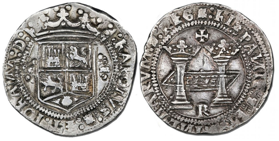 numismatica_es's tweet image. 8 Reales: the very root of the American dollar. Minted in 1538, under the reign of Charles I. sedwickcoins.com/articles/Rinco…