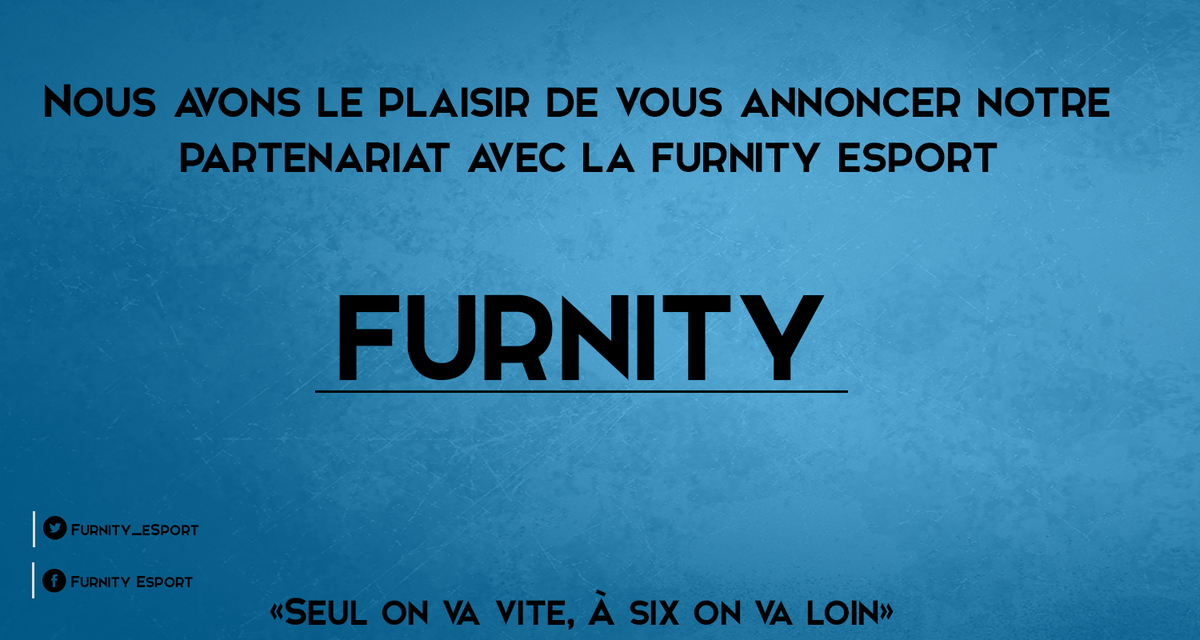 yxnuip's tweet photo. Nous avons le plaisir de vous annoncer notre partenariat avec la @Furnity_eSport ! Allez les follow ! #A6Family http://t.co/VgTA1ZnauG