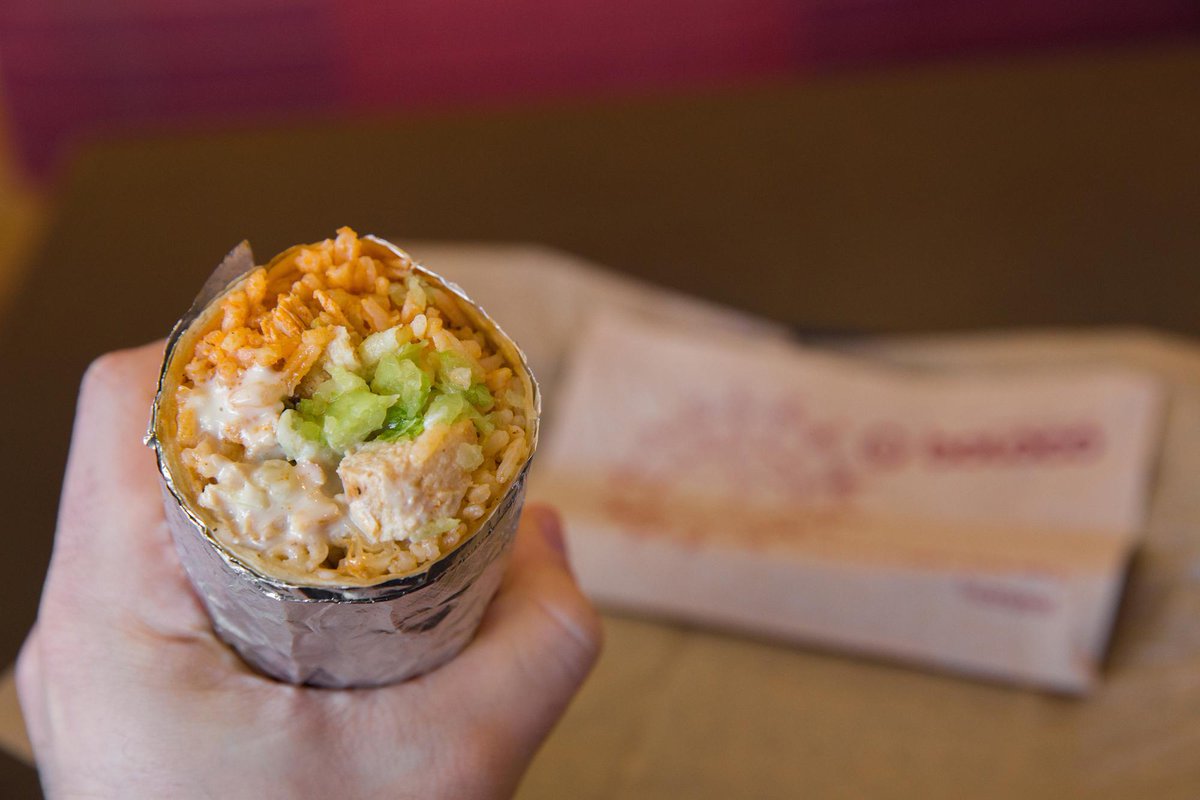 atlanticwharf's tweet photo. @boloco is celebrating their 18th birthday w/ buffalo burritos: $3 orig, $2 small, $ 1 mini! http://t.co/z608dhCGuF http://t.co/mrOW8LcWUe
