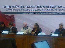 CenadicMX's tweet photo. Firma del Convenio Específico para la Prevención y Atención Integral de las Adicciones, en Coahuila. http://t.co/lIS6JSwBFo