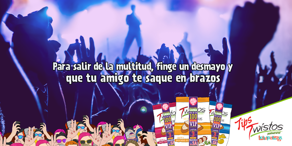 TwistosChile's tweet photo. En caso de emergencia en el #LollaCL, lee este #Lollatips http://t.co/lUzXvE3hyL