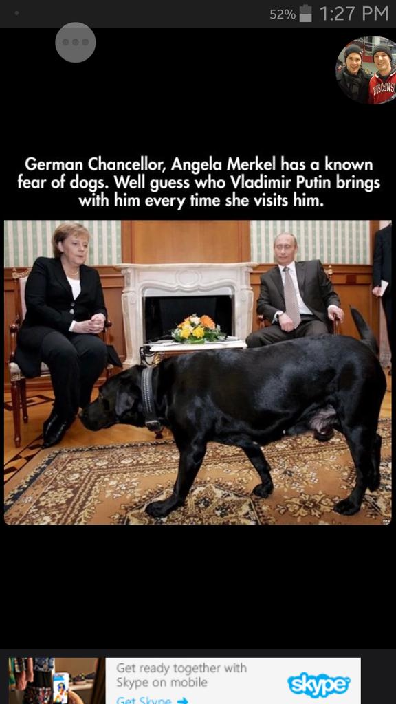 SnippinGnos's tweet photo. Fuckin Vladmir Putin is a savage ha @Josh_Becken @PRPrzybelski http://t.co/uoekFZA4LS