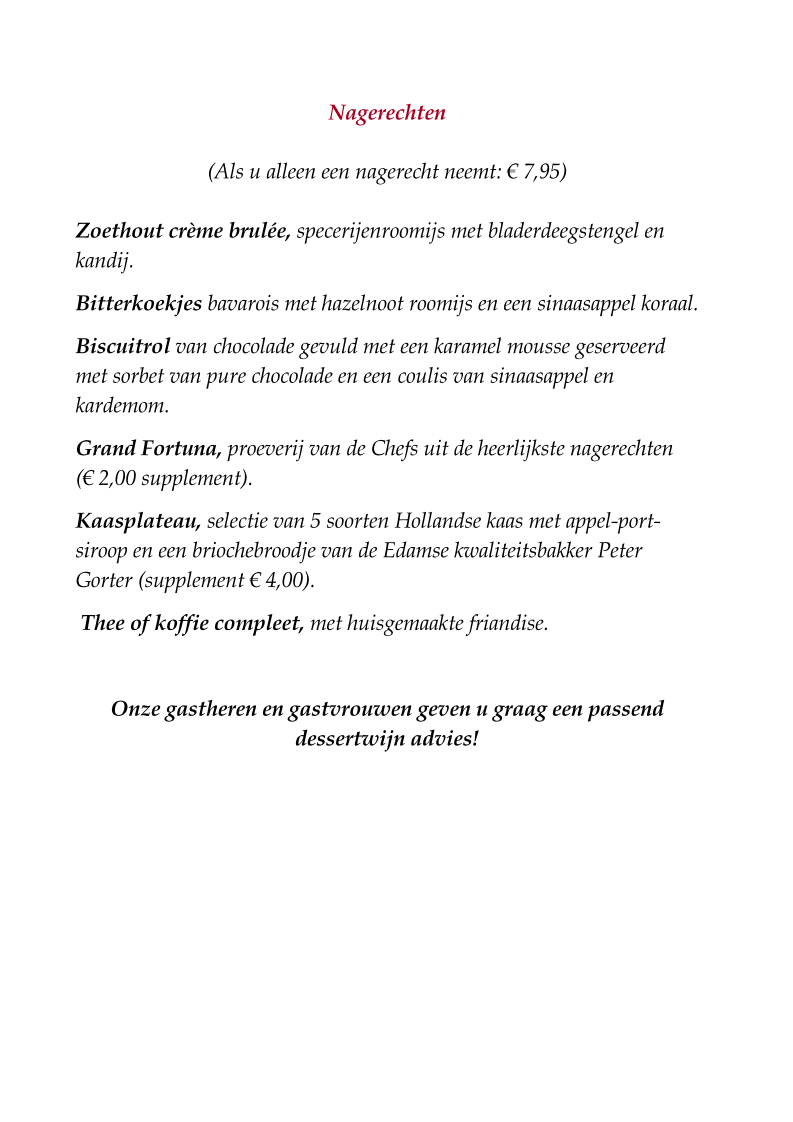 rest_de_fortuna's tweet photo. Heeft u de nieuwe menukaart van Restaurant 'De Fortuna' al gezien? http://t.co/j4kIGTDrwo