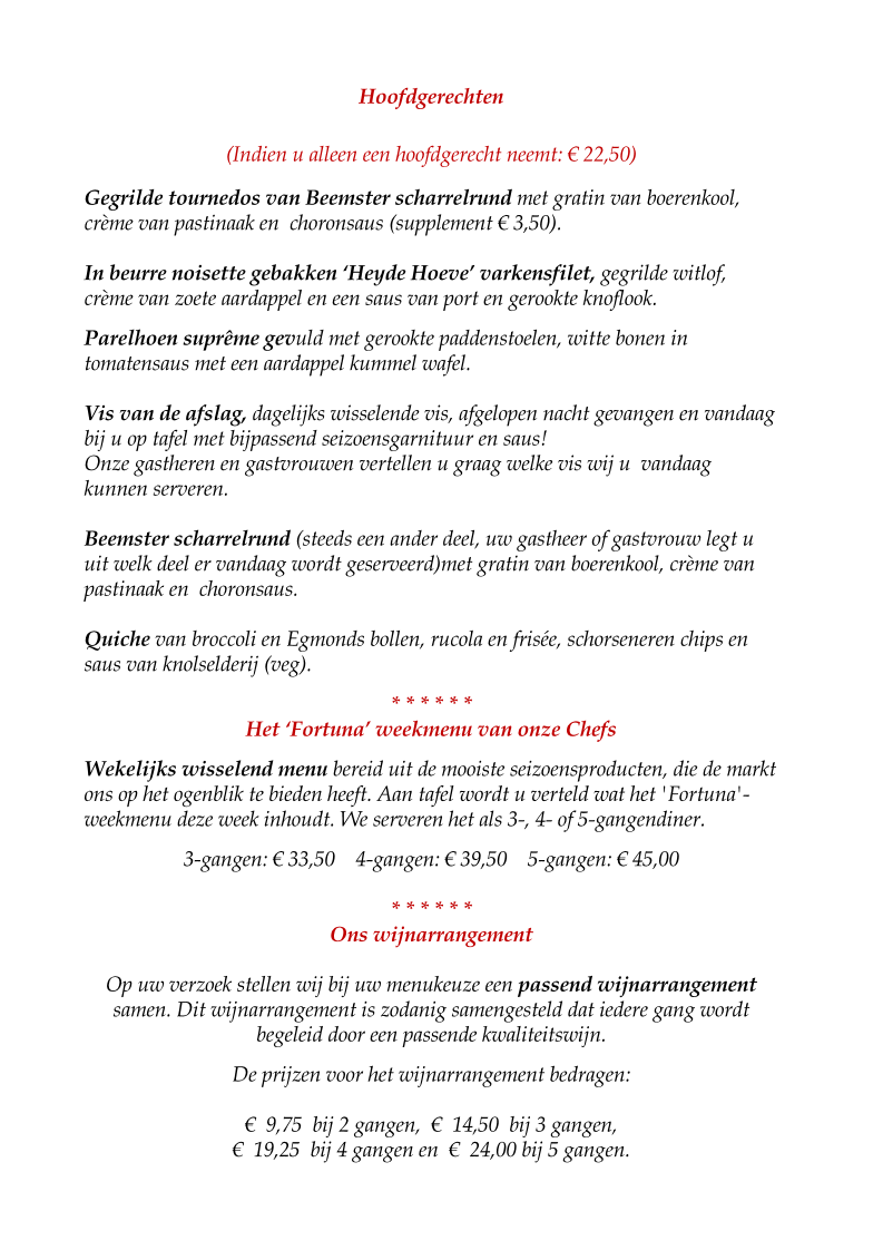 rest_de_fortuna's tweet photo. Heeft u de nieuwe menukaart van Restaurant 'De Fortuna' al gezien? http://t.co/j4kIGTDrwo