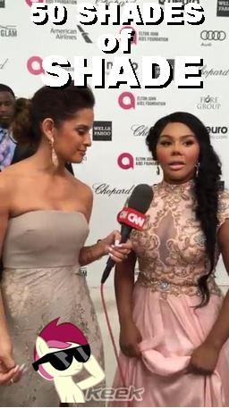 JadenCaliente's tweet photo. RT if you believe @RocsiDiaz should be #FIRED from @ETnow for throwing @LilKim #50Shades #50ShadesofSHADE http://t.co/Rc6aHdyYR0