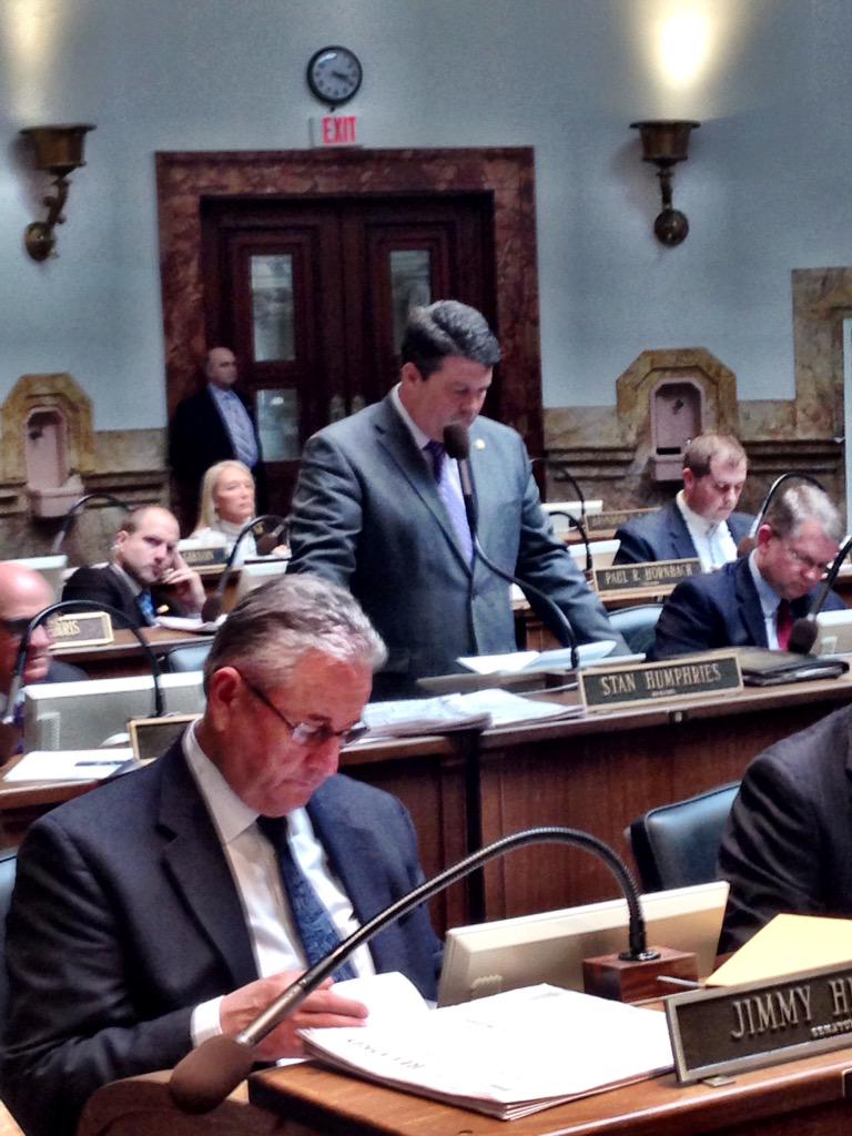Now <a href="/KYStanHumphries/">Stan Humphries</a> on SCR 108, a resolution designating Feb. 28, 2015 as Rare Disease Day in Kentucky. #kyga15