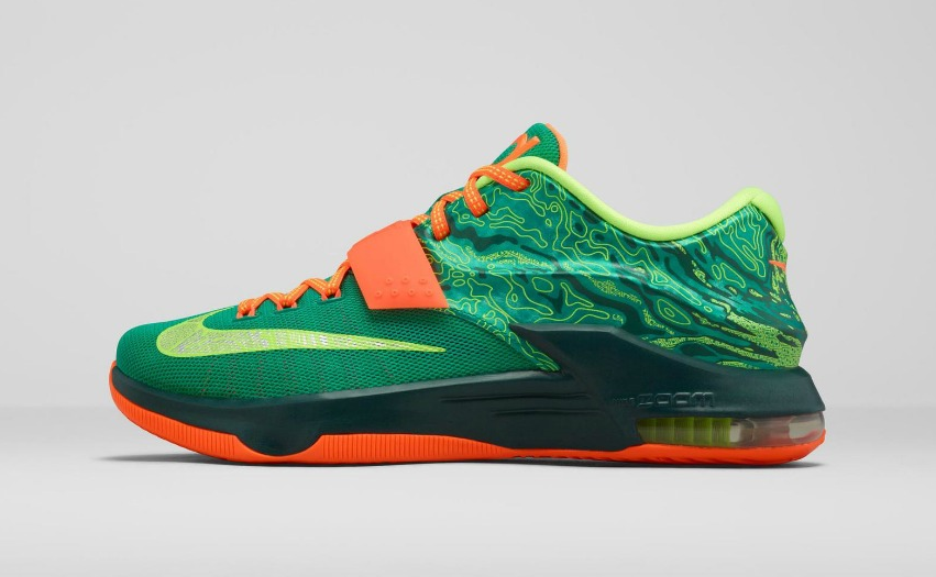 SLAMonline's tweet photo. The Nike KD 7 "Weatherman" drops on March 5. Photos: http://t.co/ClAvX8roiO @nikebasketball @KDTrey5 http://t.co/rp0haVM77u