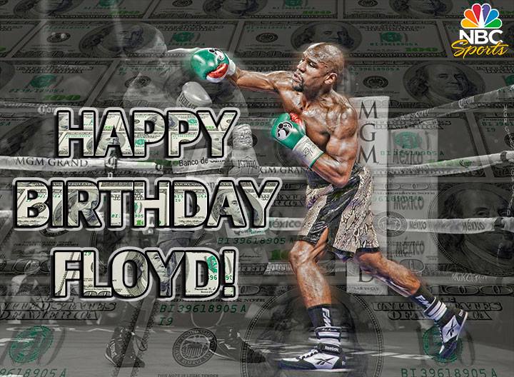 WISHING THE GREATEST - BOXER OF HIS GENERATION - FLOYD MAYWEATHER JR\" - A HAPPY BIRTHDAY!!! 