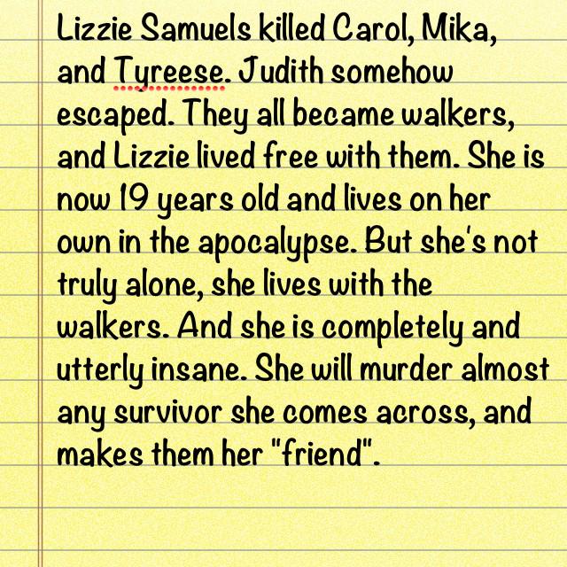 //The SL for my Lizzie. These are the guidelines if you RP with me. :)