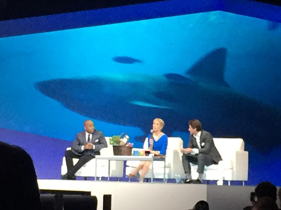 Sharks at #IBMinterconnect good ideas can be derailed by poor pitches.