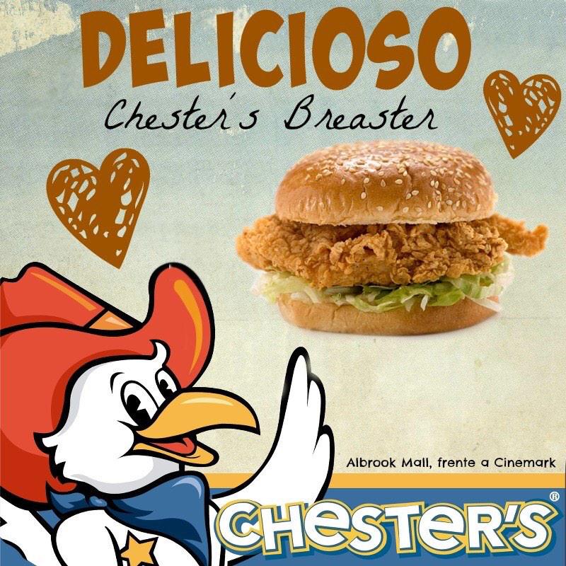 ChestersPanama's tweet photo. Te vas a enamorar del delicioso Chester´s Breaster que te hará agua la boca y disfrutarás cada mordida! http://t.co/w2PX5KvbkX