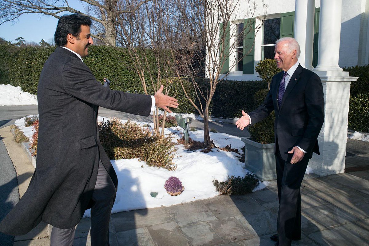 VP Biden (Archived) on Twitter: "VP Biden met earlier today with the Amir of Qatar, His Highness Sheikh Tamim bin Hamad al Thani → http://t.co/x7IS4OR3yA"