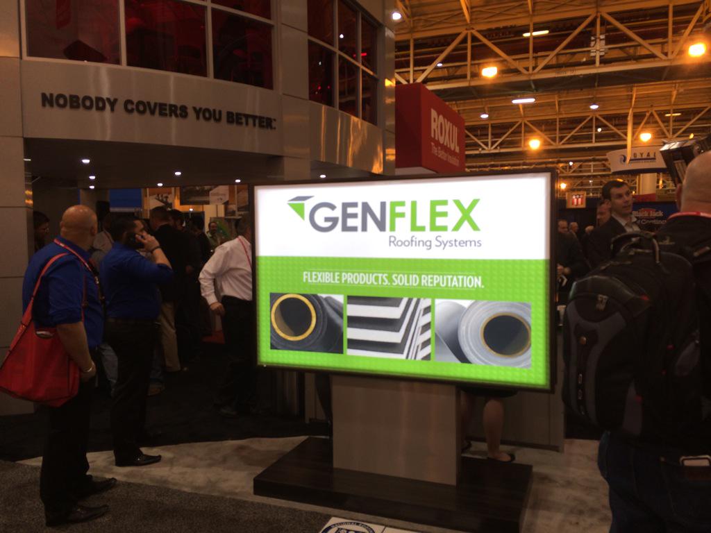 BldngEnclosure's tweet image. RT @CVR_Indy: CVR attending International Roofing Expo with industry leading client @GenFlex. #SeeWhatSticks