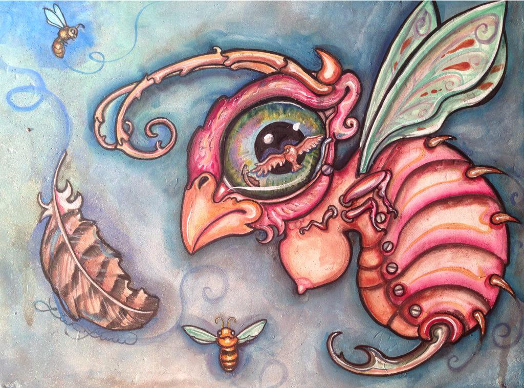Bonediva's tweet photo. BooBbee the BioDrone
11x9x1 inch
#drones #drone #biodrone #lisaluree #valkariegallery #denverartists #denverart http://t.co/I2dmFfP7CD