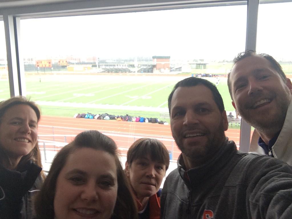 copelandkgc's tweet photo. @Ted_Vierling Chillin' at the Girls' soccer game!  Go all SLHS sports!!! http://t.co/jMdFFmPOqw