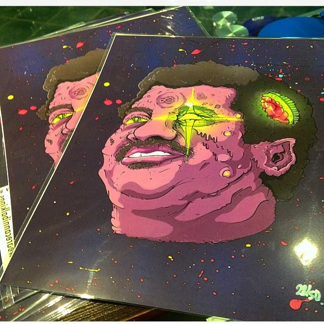 Cosmic Neil Degrasse Tyson prints are also still available.  Very few left.  Msg us or hit the website. #yegarts