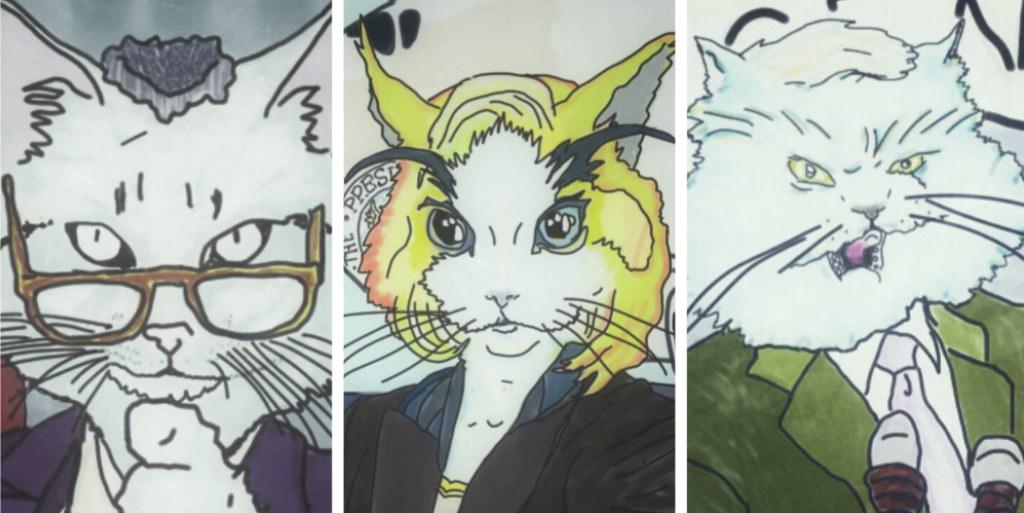 dailydot's tweet photo. Sen. Mitch McConnell looks like a turtle, but here he is as a cat: http://t.co/rXPuFZxAZb http://t.co/GqcvVLwHkW