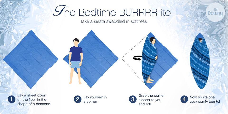 “@Downy: There’s a fiesta of softness waiting for you. #BedtimeBurrito ”@babyysoap