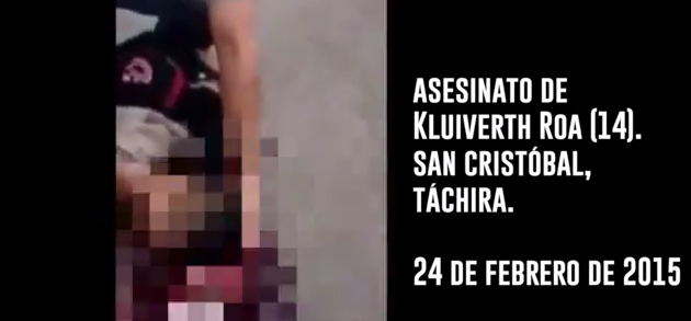 RunRunesWeb's tweet photo. VIDEO Así fue asesinado Kluiverth Roa en Táchira #24F - http://t.co/EkPIo2Gfes http://t.co/socMOsnBRB