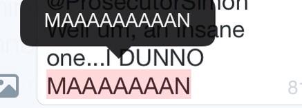 My equivalent of autocorrect.