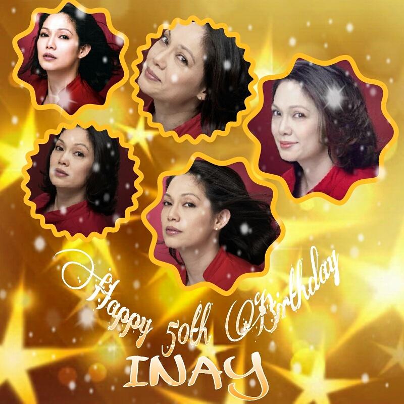 Happy Birthday to the one and only Ms. Maricel Soriano!   I LOVE YOU INAY!   