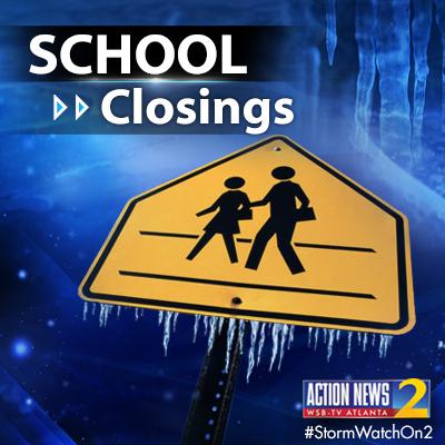 wsbtv's tweet photo. #BREAKING: Clayton County Schools closed tomorrow. Here's the full list: http://t.co/fRwTj1f3hx http://t.co/7JIWmxW9nA