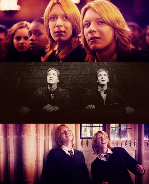 Happy birthday to our Fred and George Wesley!!   You\re part of our life Thanks 