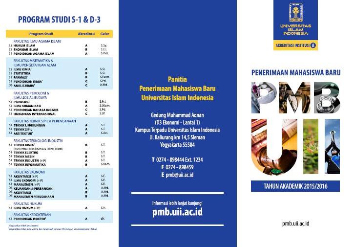 Brosur Uii Jogja Gambaran