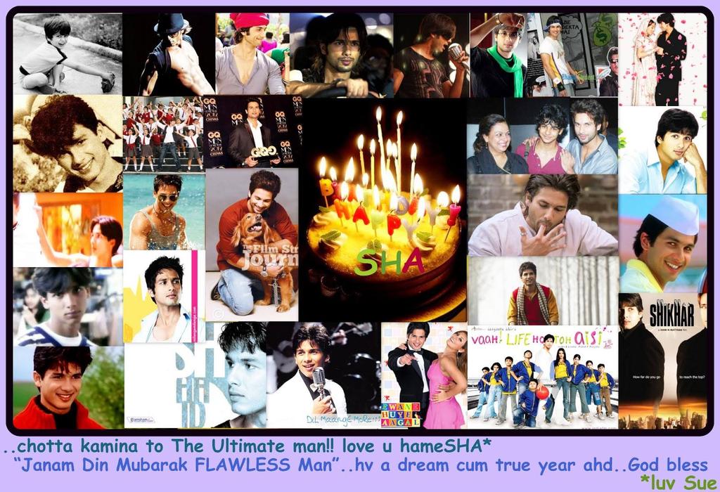  Happy Birthday Shahid Kapoor Luv u Babu... uuuummmmuuuhh       