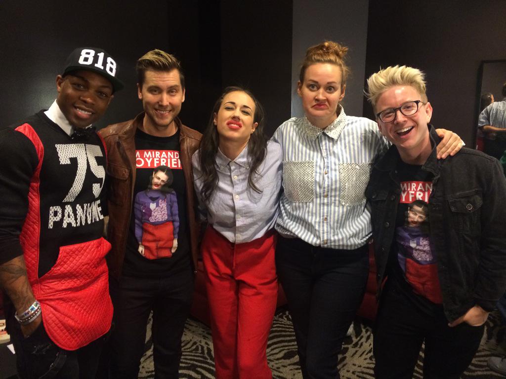 MirandaSings's tweet image. They r so anoying they snuck backstage uninvited.