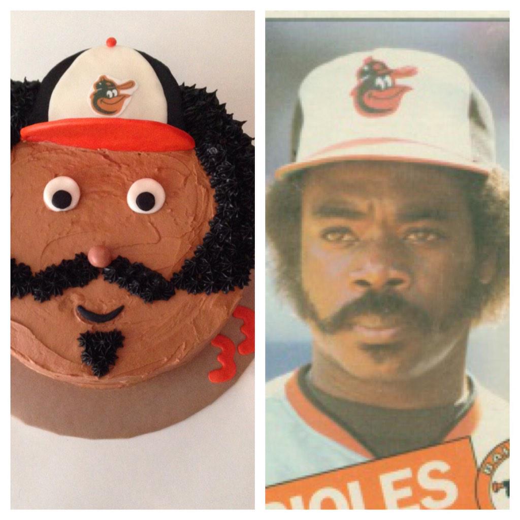 Happy 59th to great Eddie Murray! Here he is in birthday cake form.  