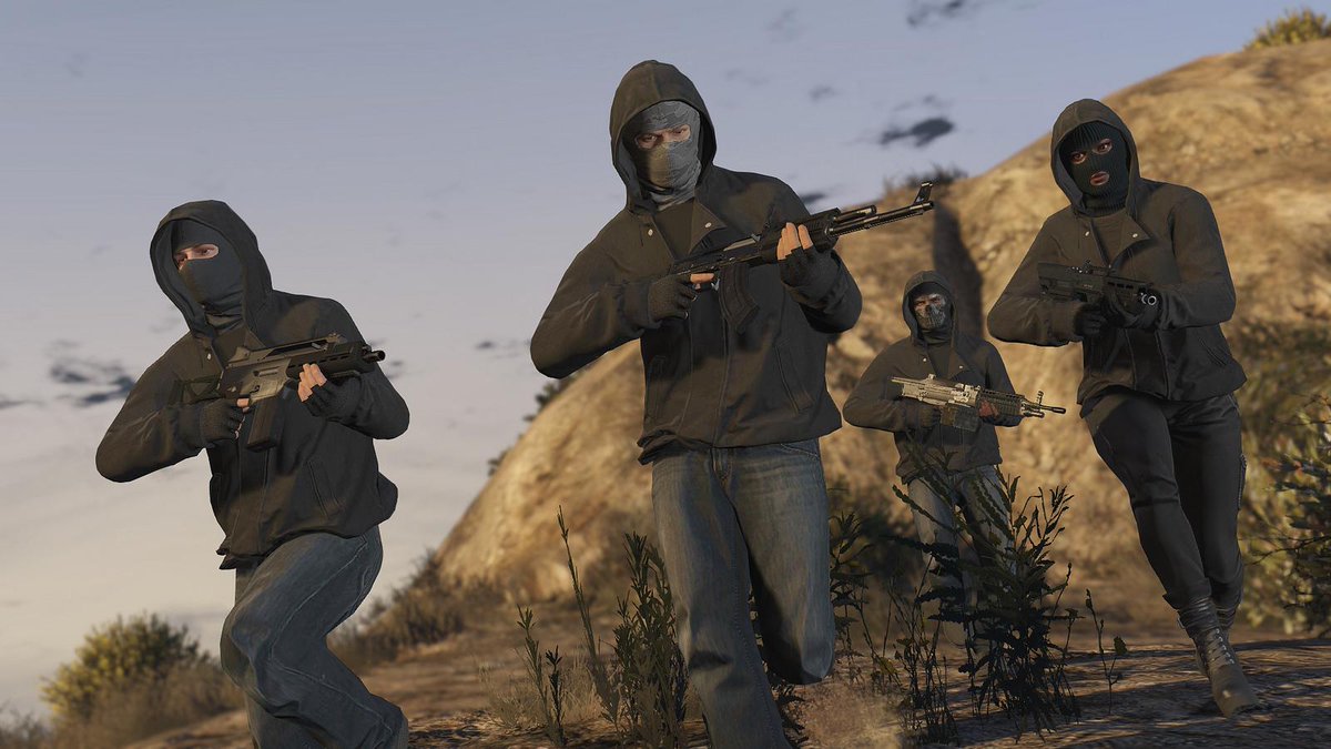 PlayStation's tweet image. Don't forget: Heists are coming to Grand Theft Auto Online on March 10th: bit.ly/1LBuAou
